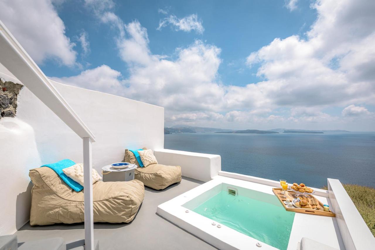 Amazing View Villa Oia With Jacuzzi Экстерьер фото